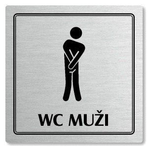 Piktogram WC muži